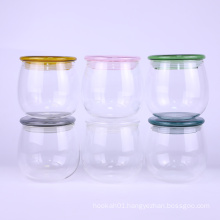 glass round jar smell proof glass jar 500ml Morden Luxury glass stash jar